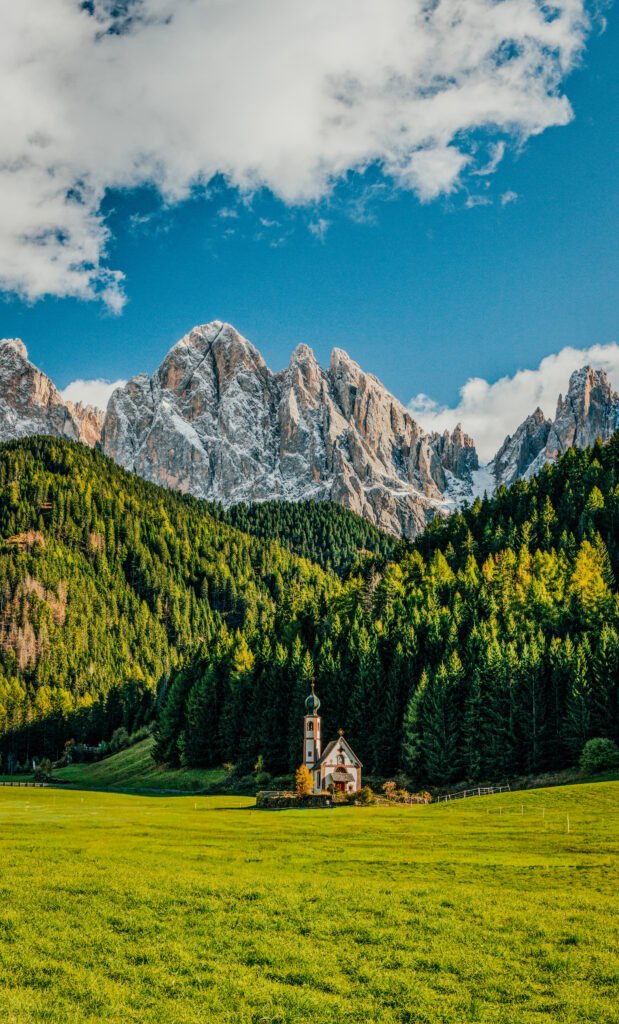 Vista das Dolomitas — Santa Maddalena, Itália